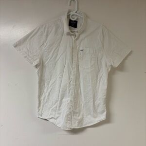 Hollister white button up size XL